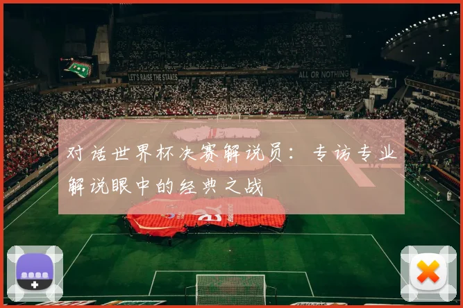 对话世界杯决赛解说员：专访专业解说眼中的经典之战